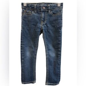 Lucky Brand Toddler Zoe Skinny Dark Blue Jeans | Size 3T